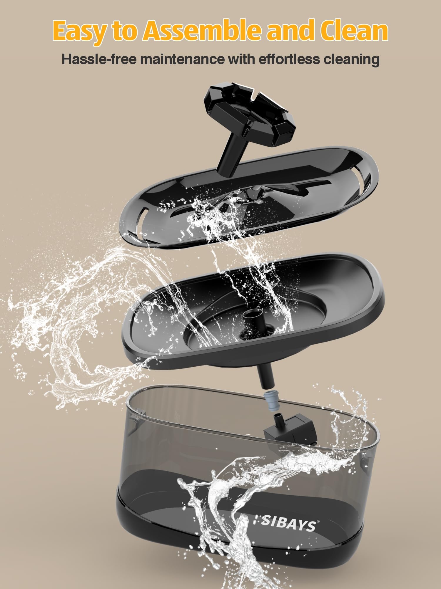 SIBAYS cleaning tools included help quick maintenance and hygiene routines.