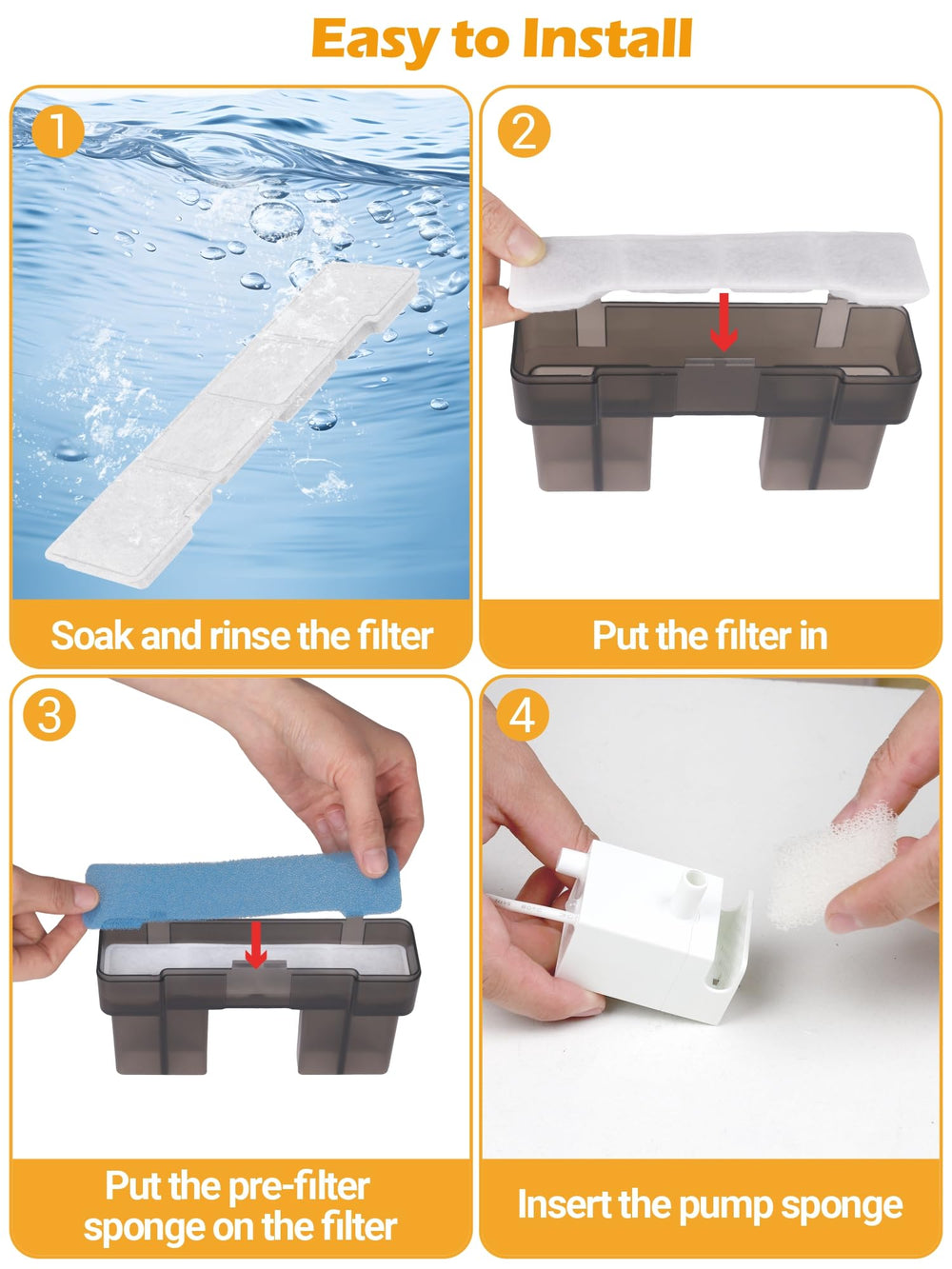 SIBAYS food-grade materials protect pets with durable, safe filtration components.