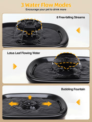 SIBAYS LED indicator shows water level status for easy refill reminders.
