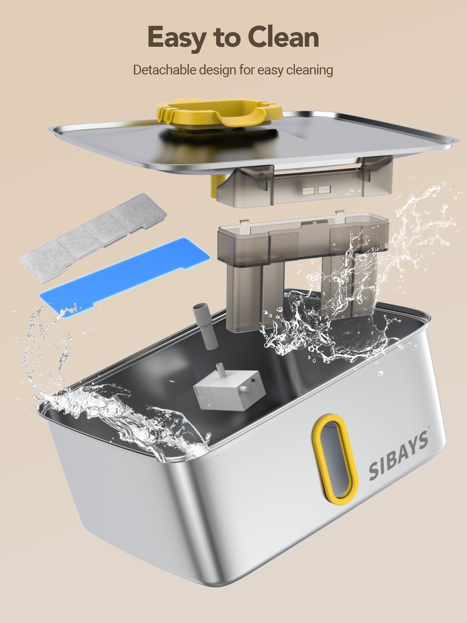 SIBAYS pet-friendly design suits large dogs or multi-pet households.