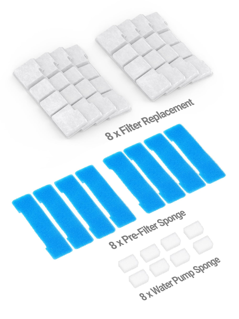 SIBAYS high-density pump sponge helps extend pump life through better filtration.