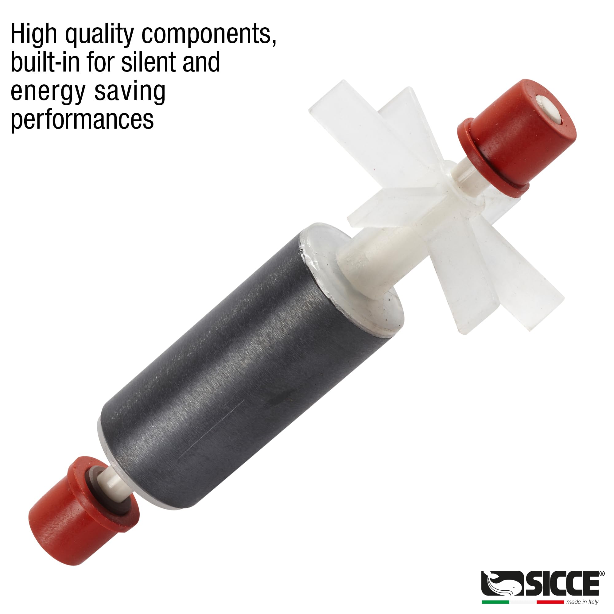 Sicce Syncra Silent 1.0 suits freshwater and saltwater aquariums.