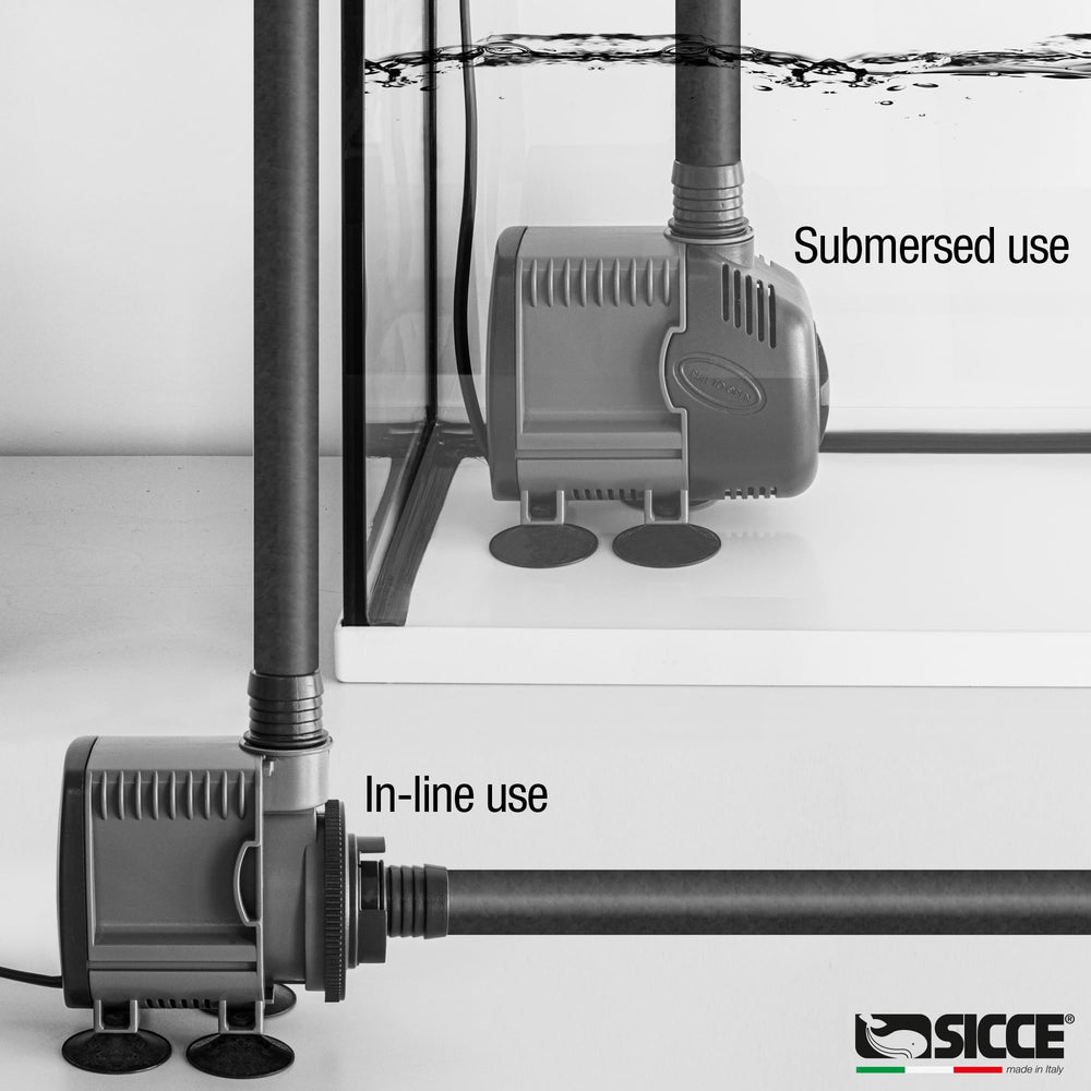 Sicce Syncra Silent 1.0 delivers near-silent performance for delicate tanks.