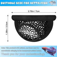 Sicutoz hammock aquarium multi-use showcases a cozy resting area and enrichment for small fish.