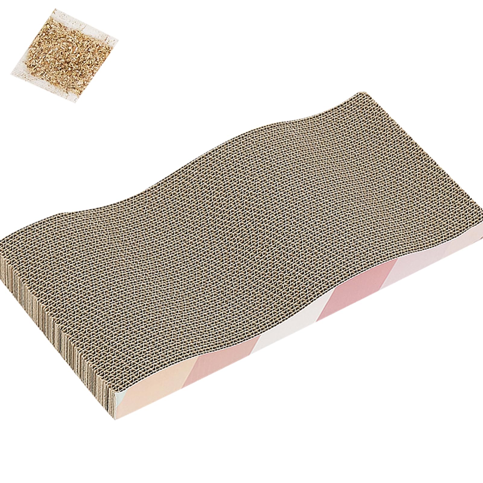 SIDAZON Cat Scratch Pad on packaging shows easy setup.