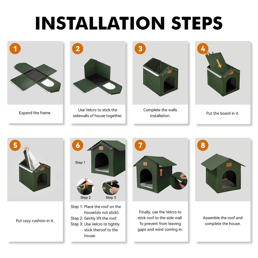 Siedihit collapsible Velcro design enables tool-free assembly.