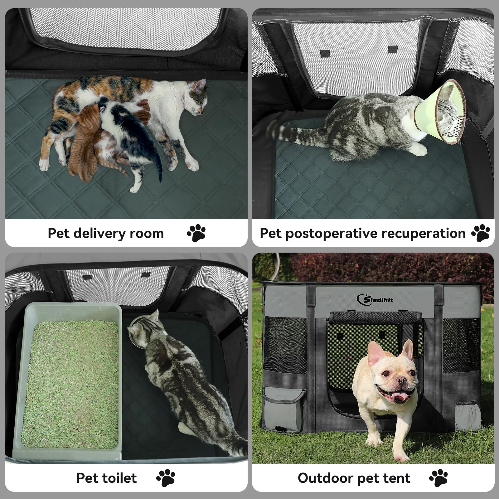 Siedihit playpen carry-case-storage for convenient travel and storage.