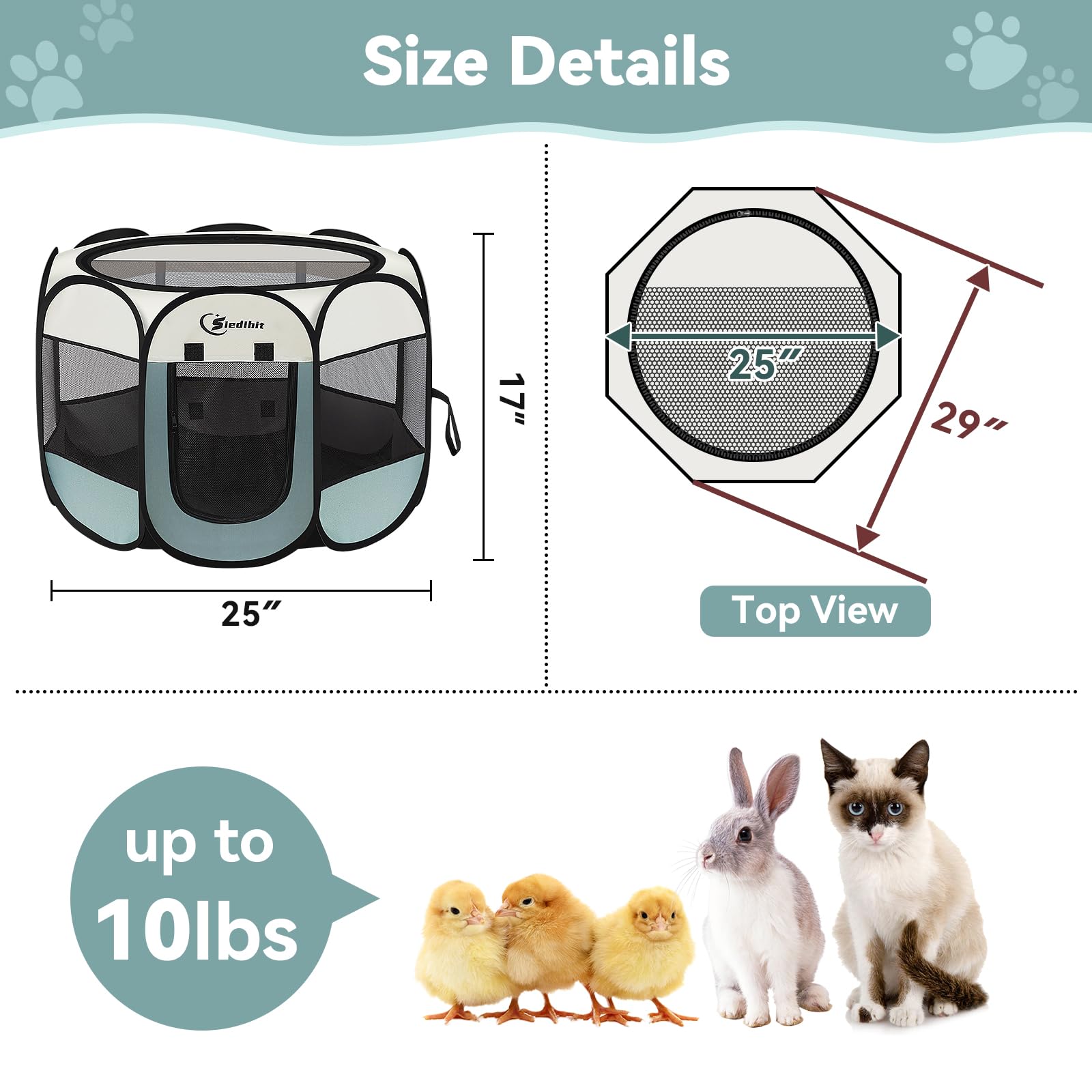 Siedihit playpen grey outdoor use demonstrates versatile indoor/outdoor setup