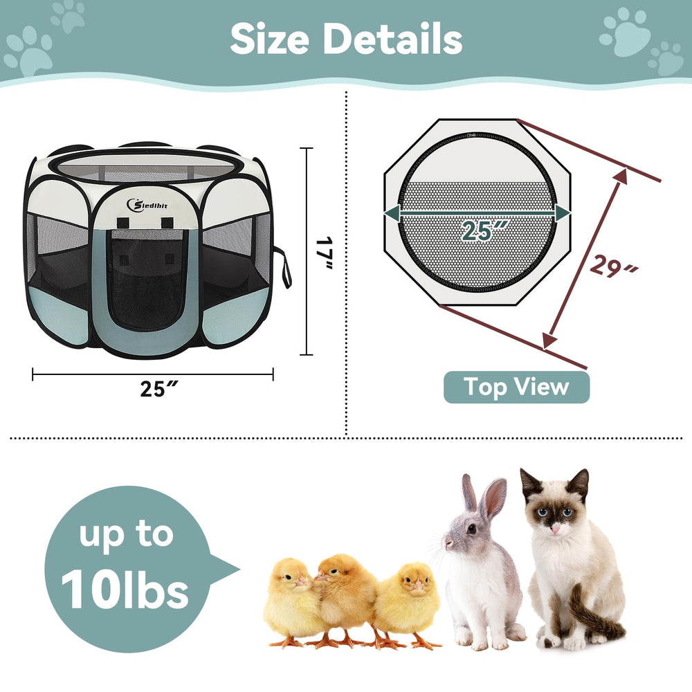 Siedihit playpen grey outdoor use demonstrates versatile indoor/outdoor setup