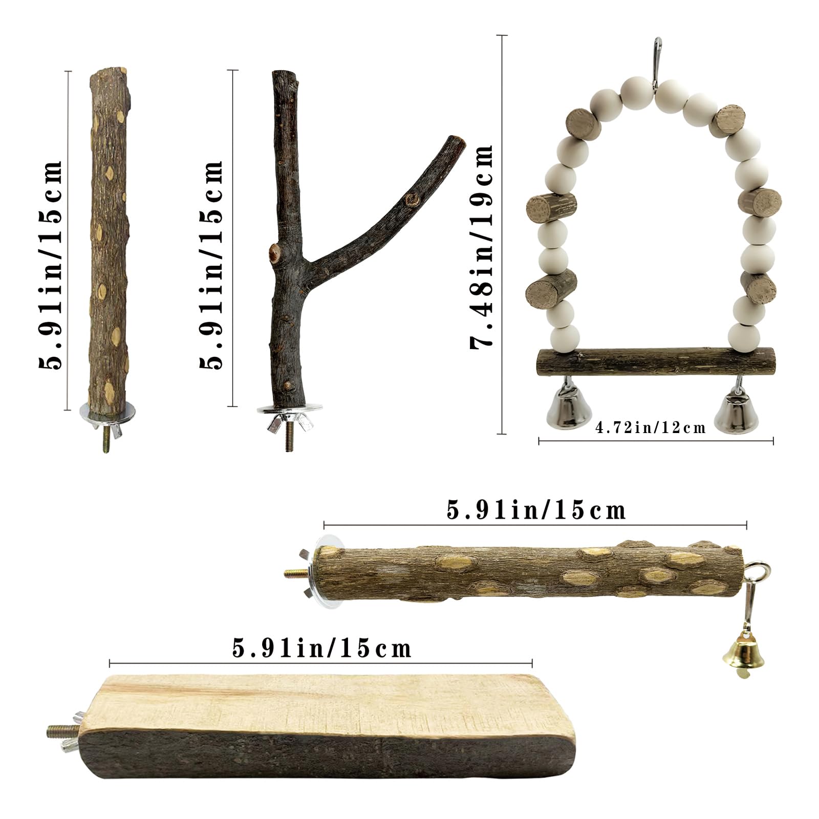 Sienle prickly ash perch close-up emphasizes safe, natural texture for grip