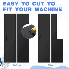Sieral packaging image with two lids and hook knife for sizing.