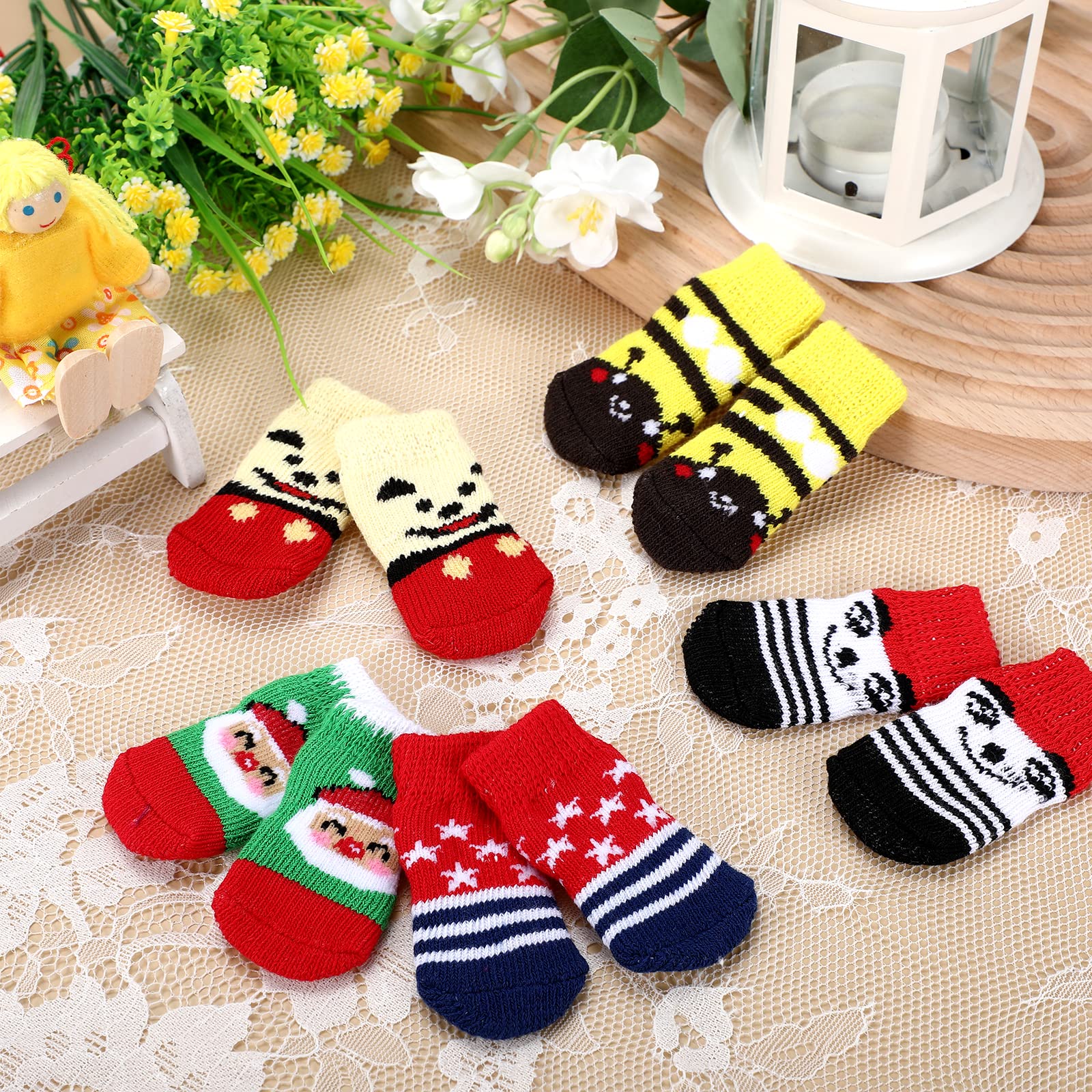 Sieral dog socks indoor-use design supports warmth and gentle grip for small dogs.