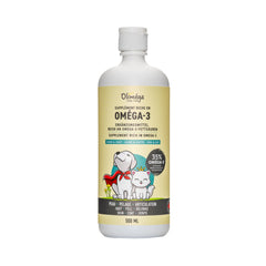 Signe Cameline camelina oil bottle 500ml for pets supports joints, coat, and skin.