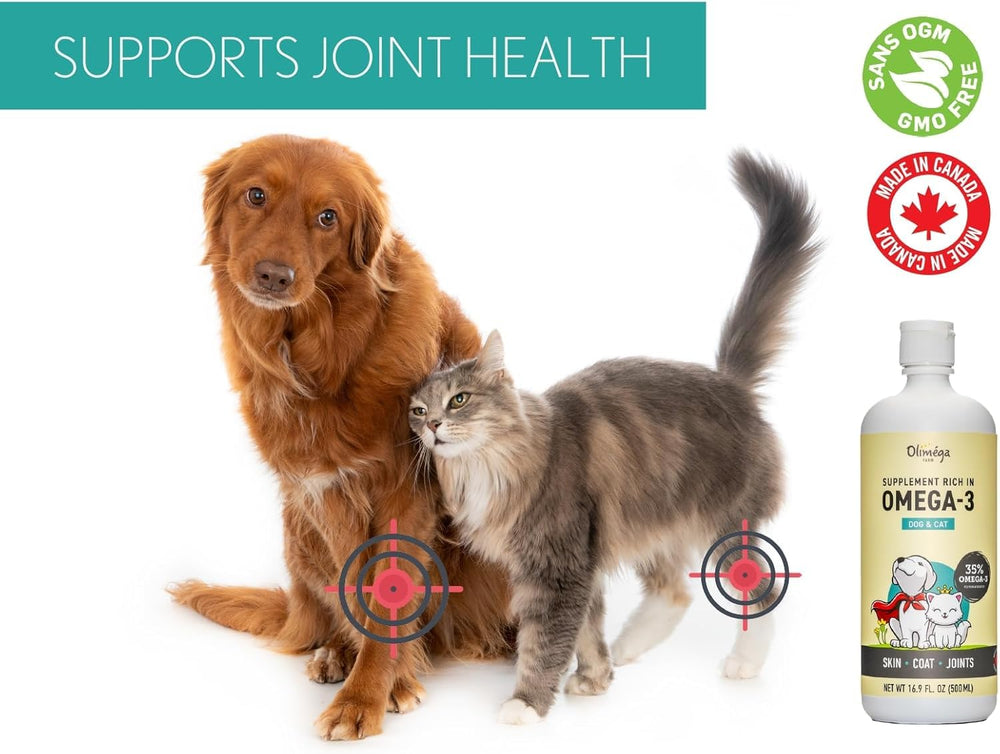 Signe Cameline camelina oil omega-3-6-9 content supports balanced pet nutrition.