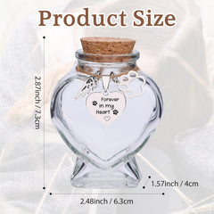 Signifyule pet memorial bottle secure closure ensuring safe fur preservation