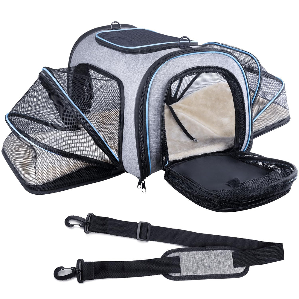 Siivton fleece pad inside image emphasizes cozy removable washable bed.
