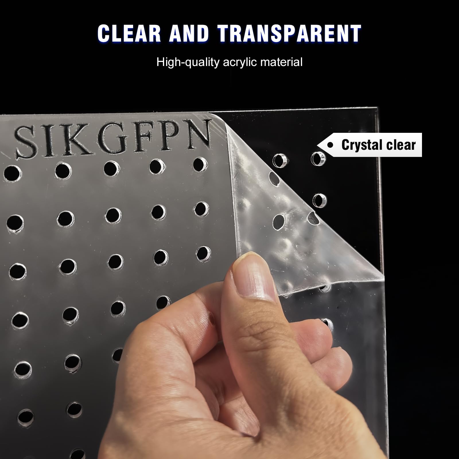 SIKGFPN acrylic fish tank divider water-flow-holes promote gentle circulation and health.