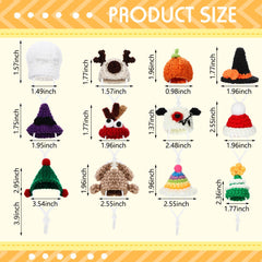 Silkfly knitted pet hat black witch hat for playful, spooky vibes