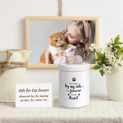 Silkwishes cat urn sealed design supports long-term, secure storage