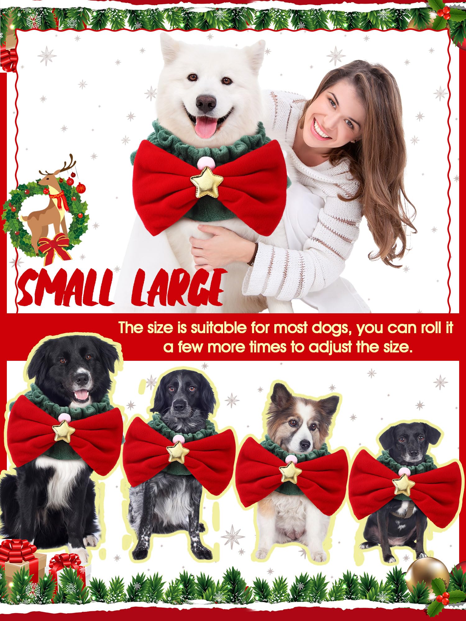 SilTriangle Christmas pet collar packaging display to inspire gifting ideas