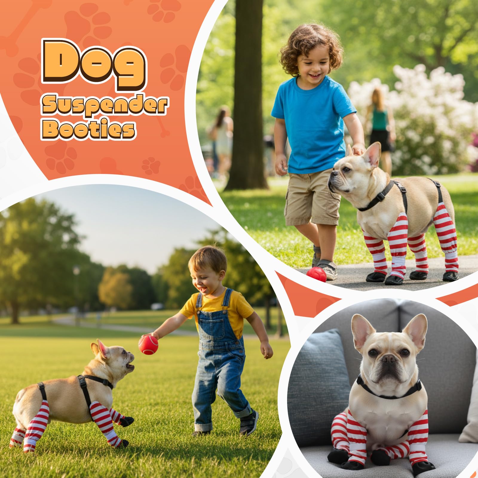 SilTriangle dog suspender boots breathable material supports all-day wear