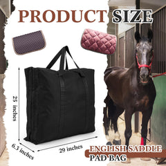 SilTriangle English Saddle Pad Bag air circulation design helps dry damp pads after riding