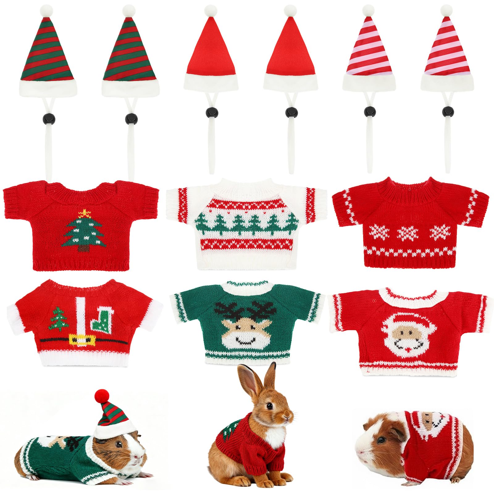 SilTriangle holiday wear for rabbits, hamsters, and other compact pets.