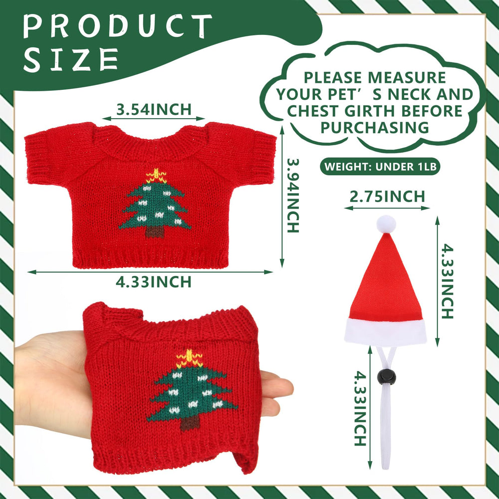SilTriangle mini Santa hat on guinea pig adds cute holiday accessory.