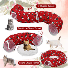 SilTriangle oxford-cloth tunnel bed combines durability and plush comfort for pets