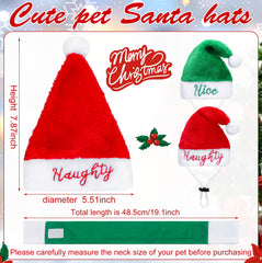 SilTriangle red, white, and green scarves add holiday charm to pets.