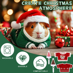 SilTriangle soft flannel guinea pig clothes provide cozy winter wear.