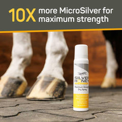 Silver Honey Rapid Wound Repair aerosol application delivers mess-free coverage.