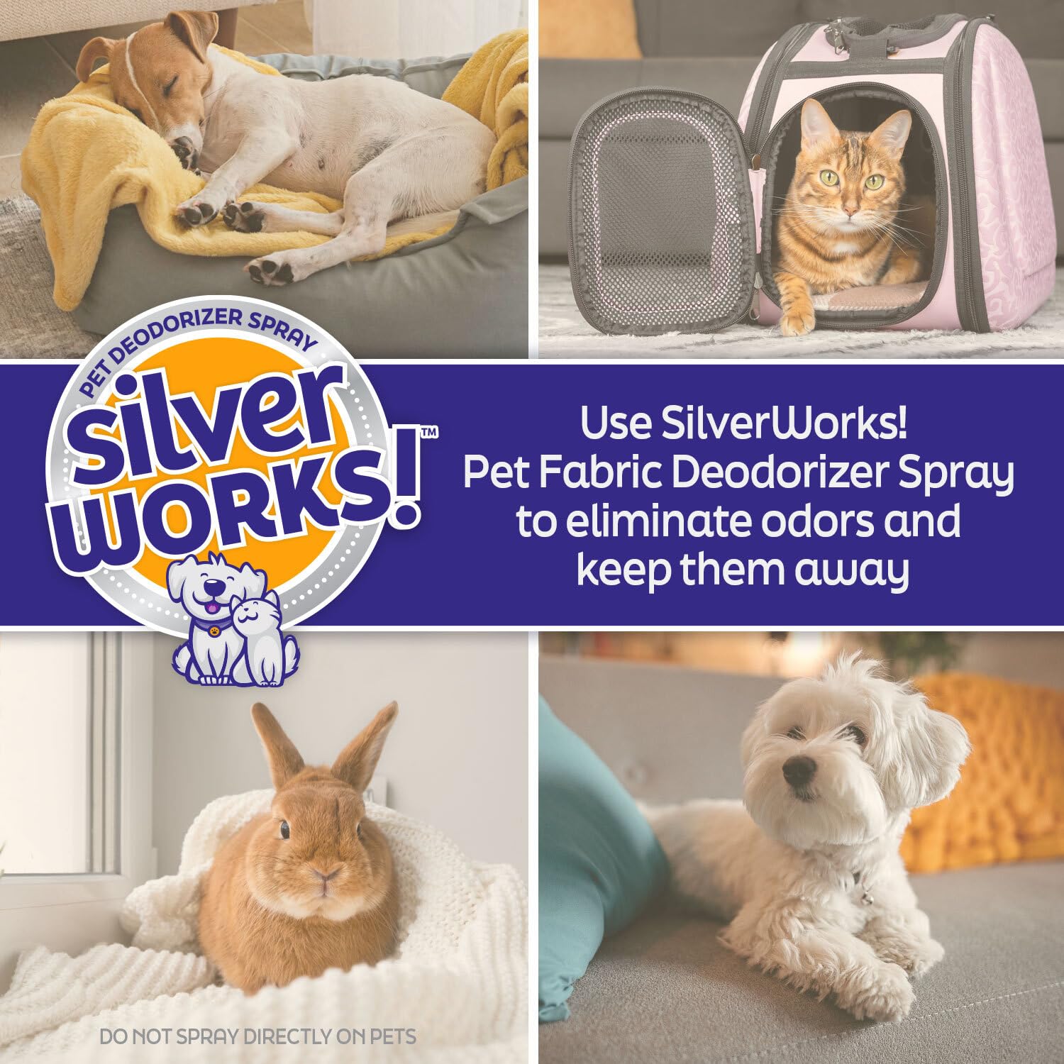 SilverWorks! No-residue spray leaves surfaces clean after quick use.