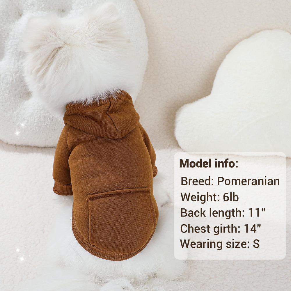 SIMCAPY XXS dog hoodie elastic legs ensure secure fit