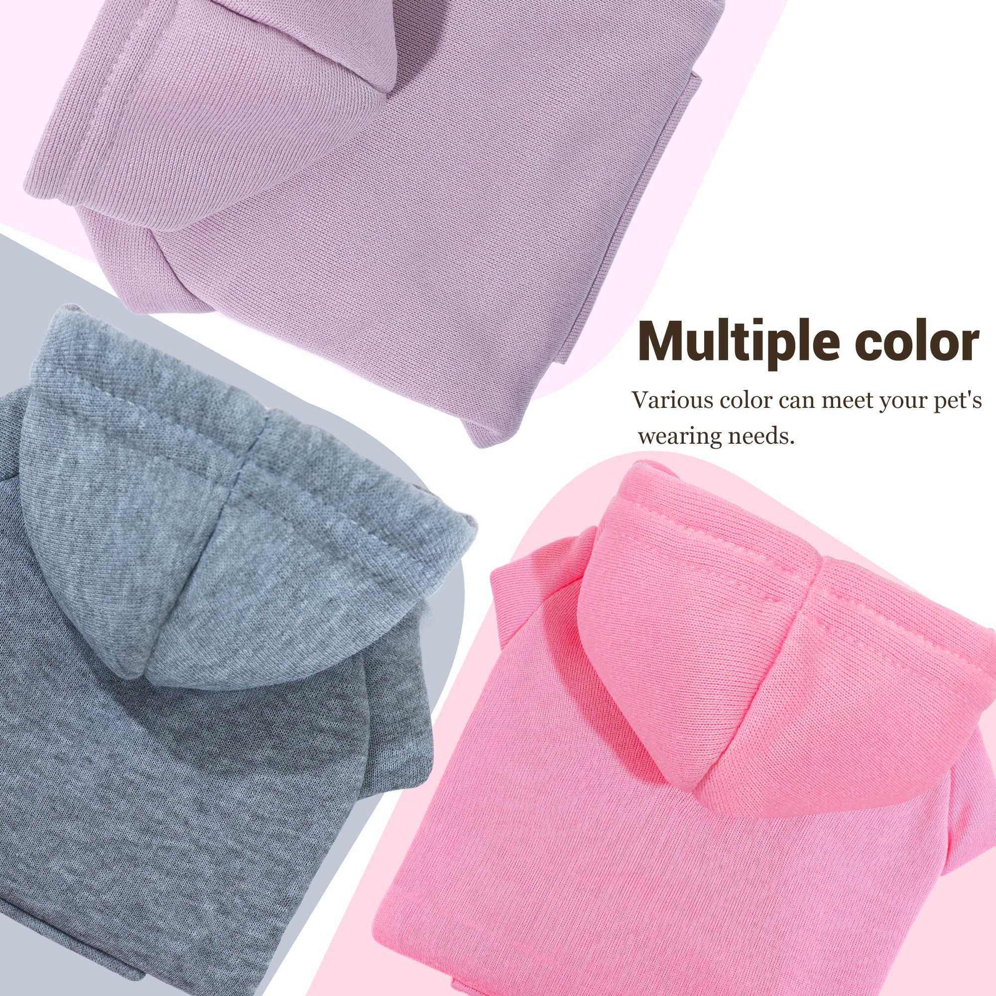 SIMCAPY XXS dog hoodie in-use demonstrates indoor and outdoor wear