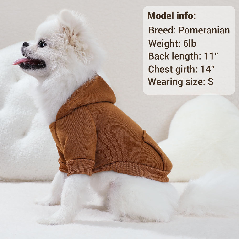 SIMCAPY XXS dog hoodie stretchy fabric enables easy on and off