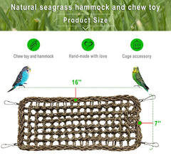 SIMENA climbing rope ladder encourages safe climbing and exploration in small birds.
