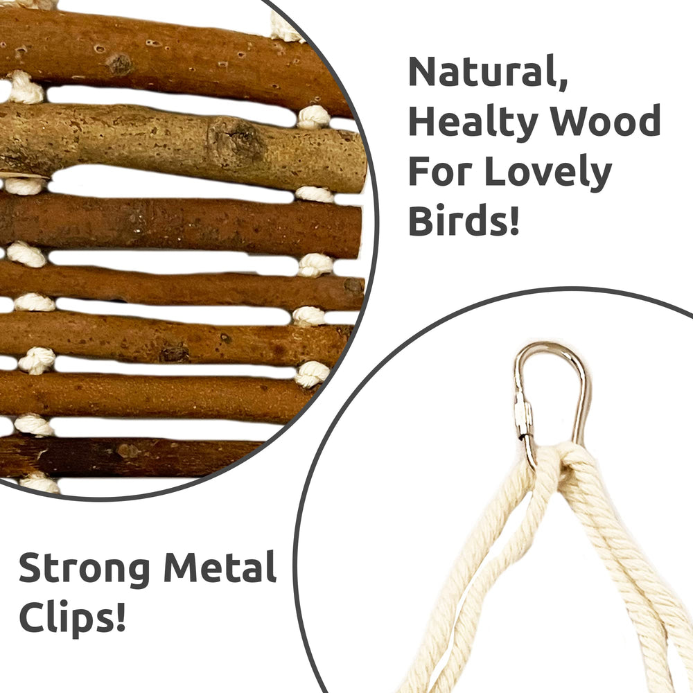SIMENA interactive-bird-toy-enrichment encourages exploration during playtime for parrots.