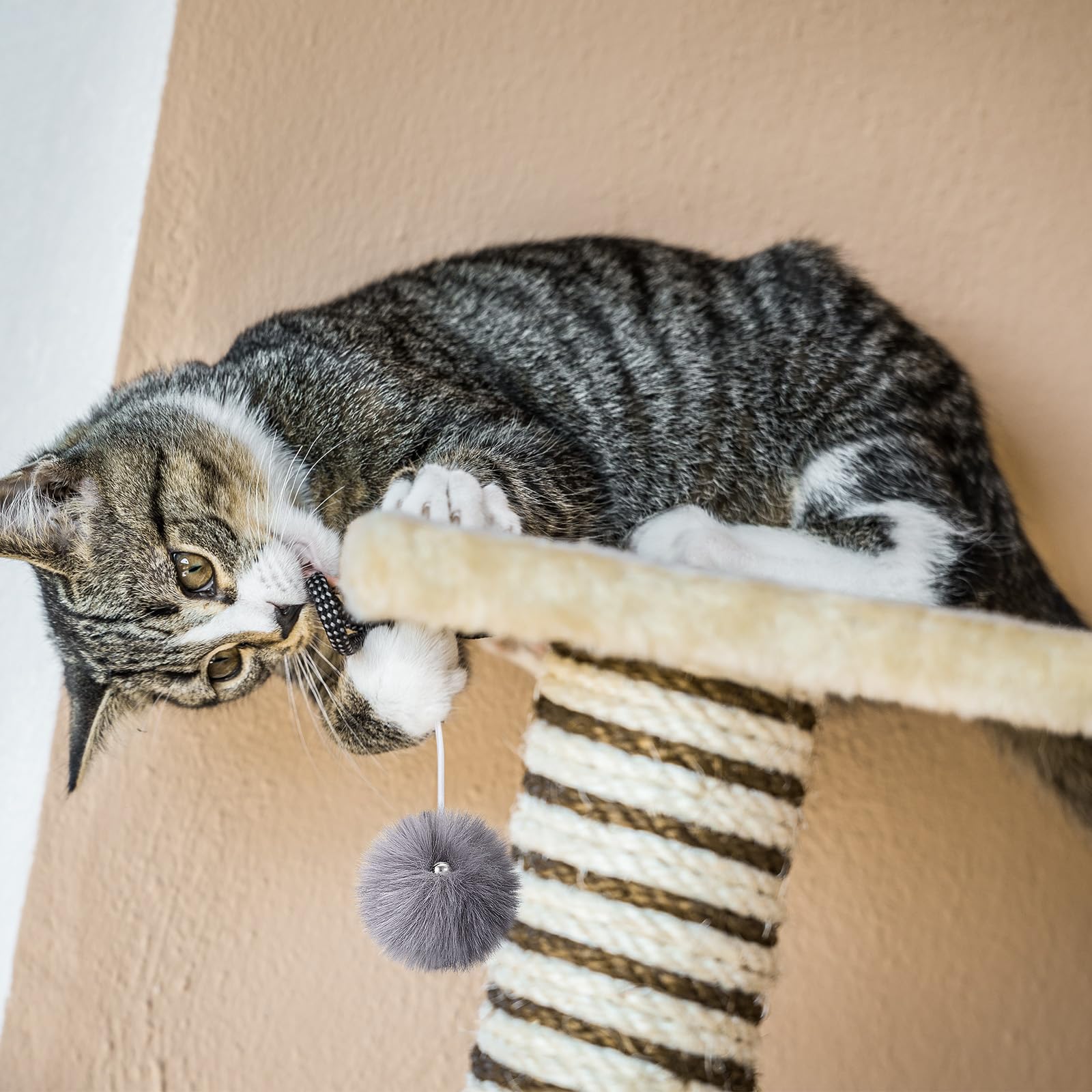 Simgoing versatile use with cat toys extending play areas