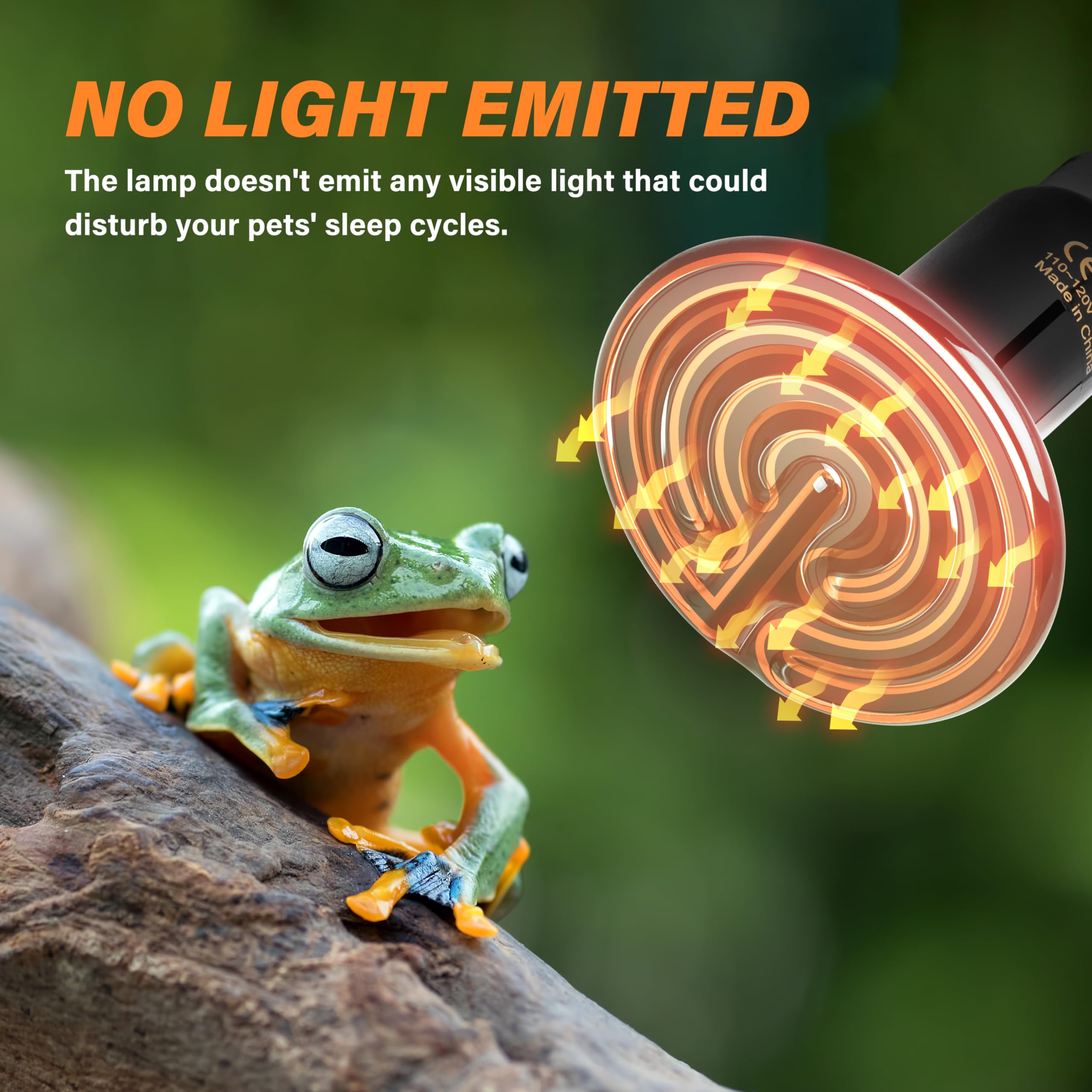 Simple Deluxe 2-pack heat lamps ideal for terrarium and coop setups.