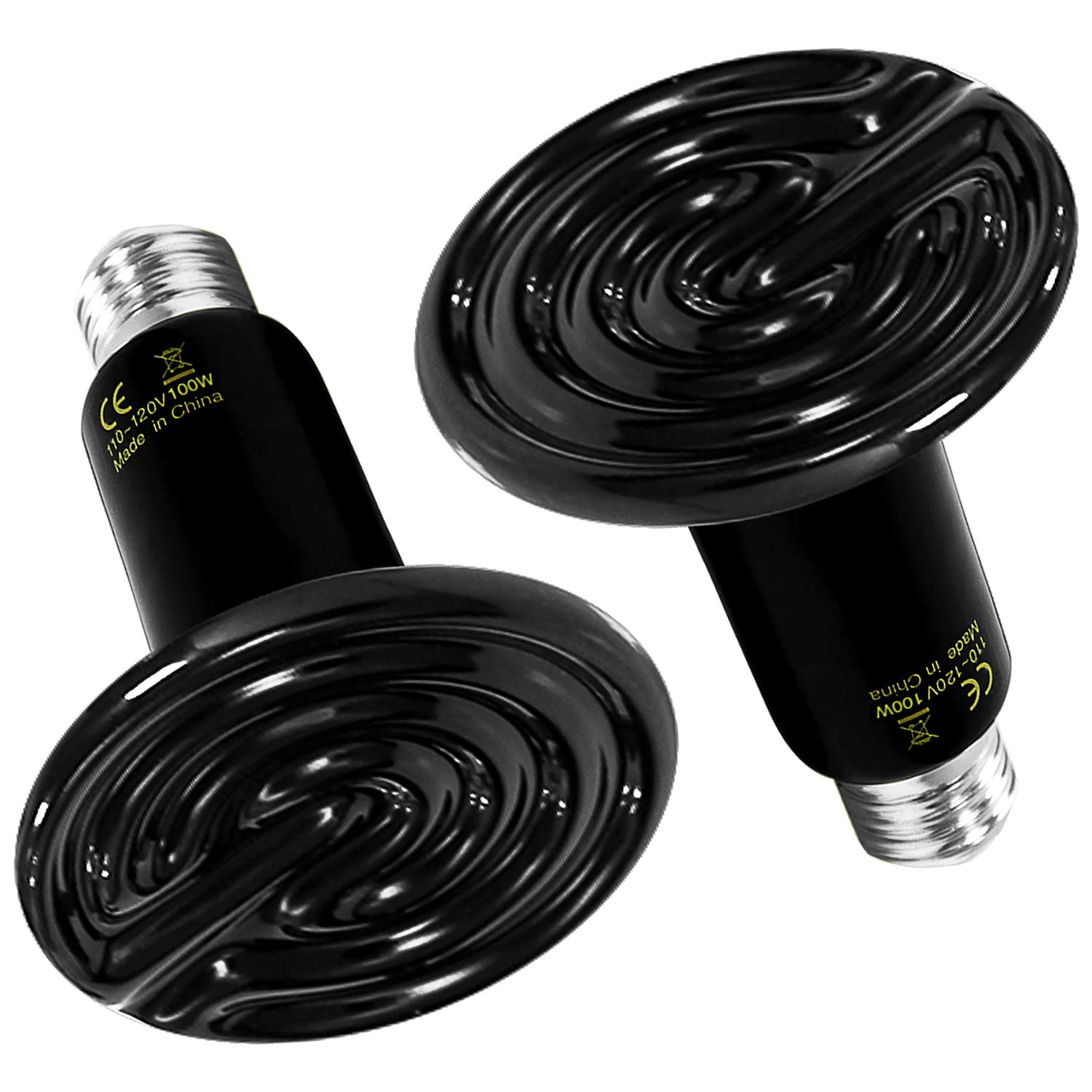 Simple Deluxe ceramic heat emitter 2-pack ready for terrarium heating.