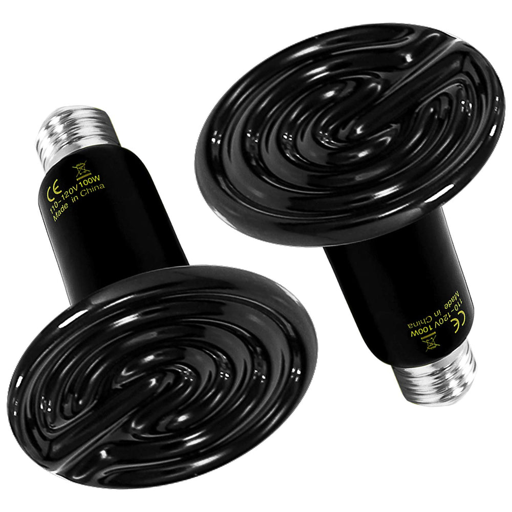 Simple Deluxe ceramic heat emitter 2-pack ready for terrarium heating.