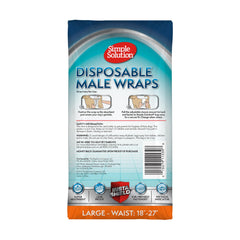 Simple Solution adjustable-fit wraps secure a comfortable, flexible fit for large dogs.