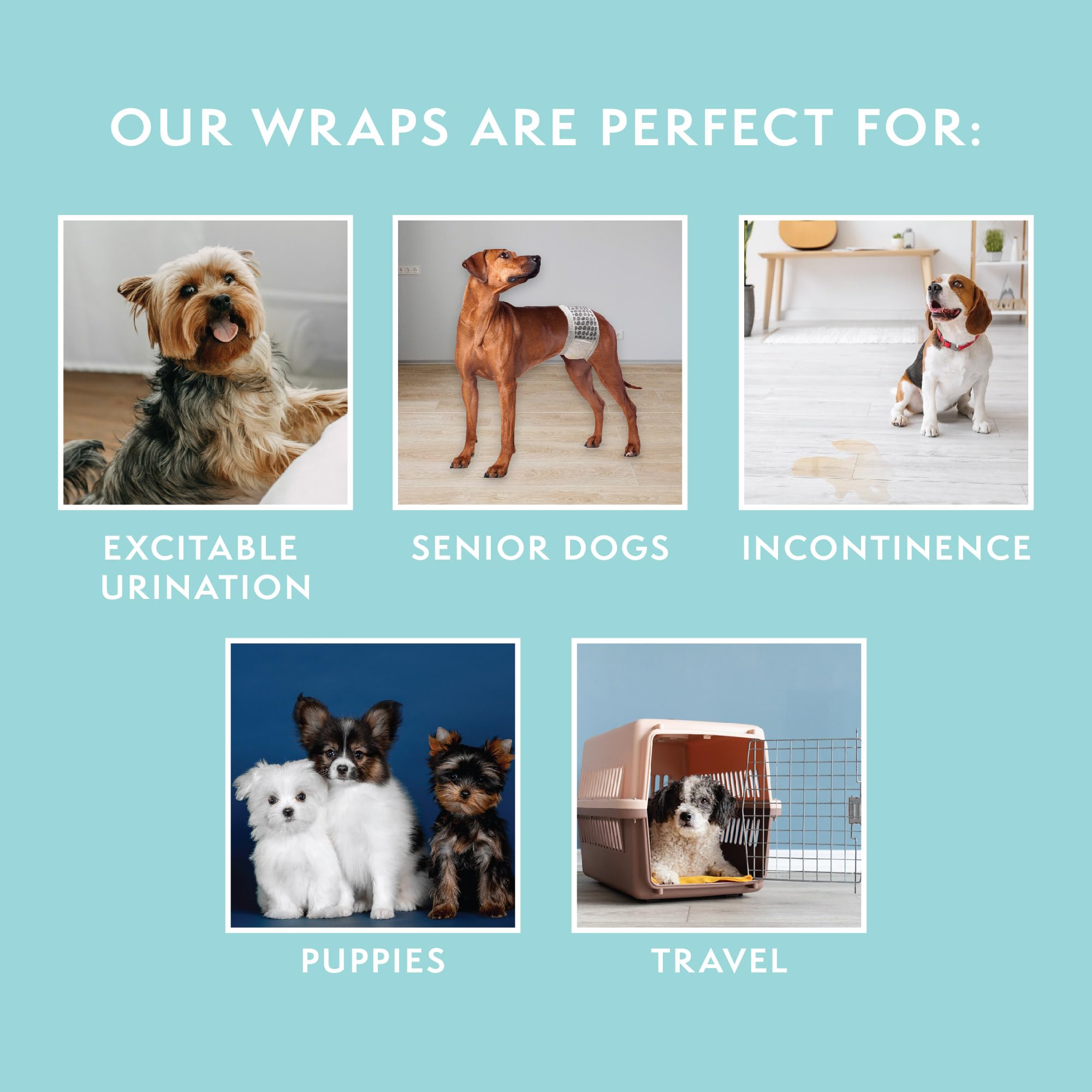 Simple Solution wetness indicator helps you know when to change a wrap.