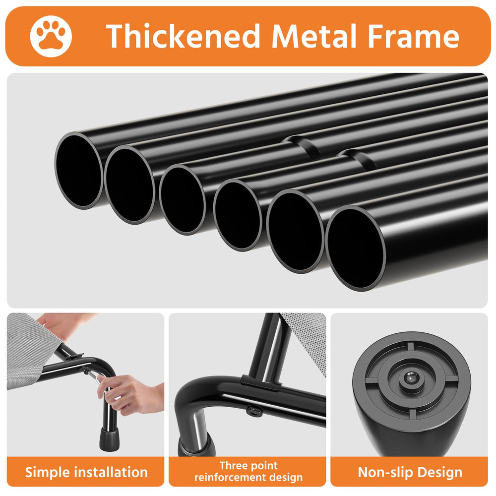 Simple Trending elevated dog bed large dog space shows spacious 47.75 by 31 inch area