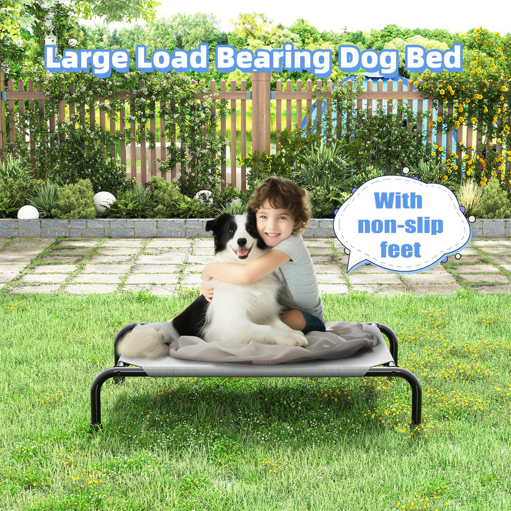 Simple Trending raised dog bed demonstrates durable assembly for long-lasting use.