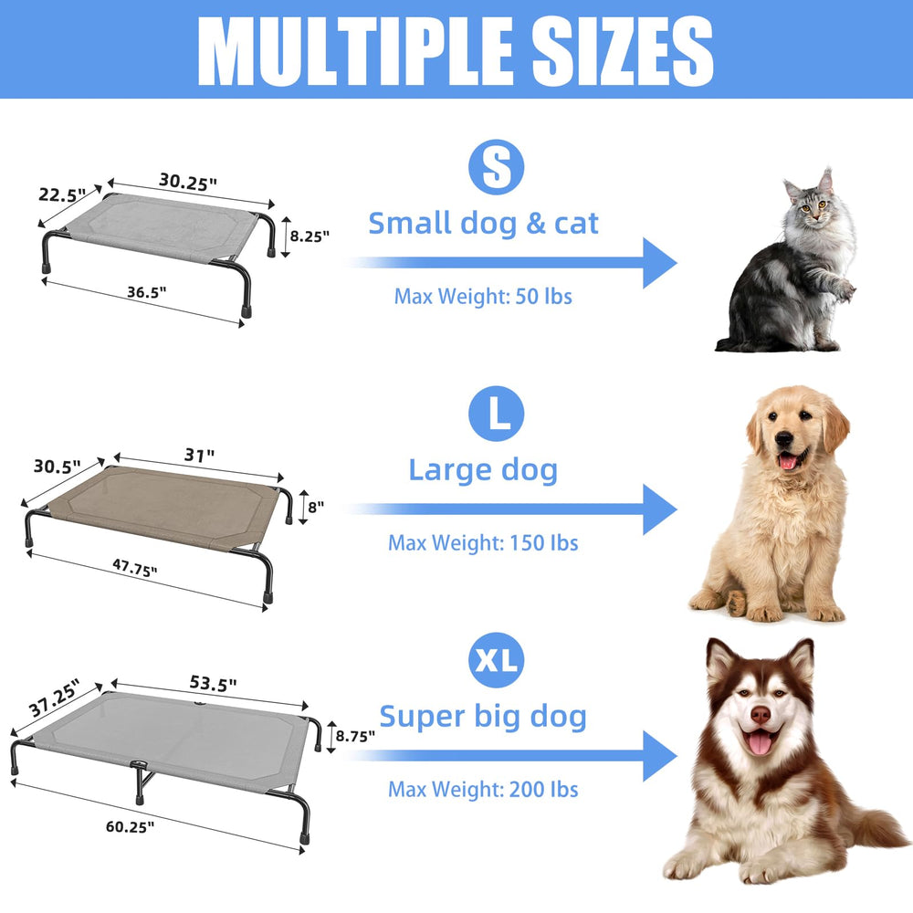 Simple Trending raised dog bed easy-clean mesh for quick washing and maintenance.