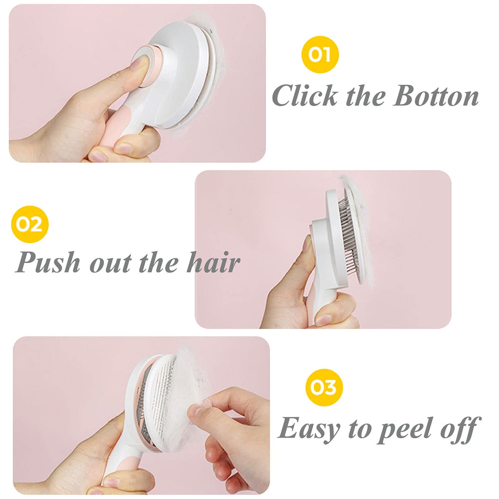 SimpleDot pink coat with mats removal feature for effective detangling