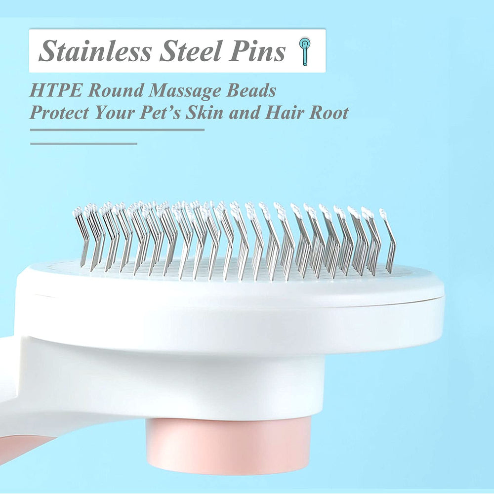 SimpleDot pink round massage beads for relaxing coat grooming and circulation