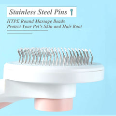 SimpleDot pink round massage beads for relaxing coat grooming and circulation